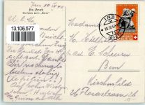 Ins 1940 Dorfplatz beim Gasthaus "Bären" AK