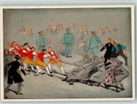 Basel 1935 XXV Sängerfest - 1. Bild , Szene aus dem Festspiel "Mutterland", sehr gute Erhaltung AK