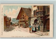 1900 Au Village Suisse, Exposition Paris 1900 - La Place et Arcades de Berne