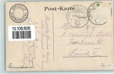 8000 Zürich 1907 Lithographie / Künstlerkarte offiz. Festkarte - Schützenfest 1907 AK