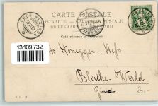 8620 Wetzikon ZH - 1901 Kirche sign