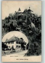 8314 Kyburg 1909 - Schloss Gasthof zum Hirschen 2-Bildaufnahme