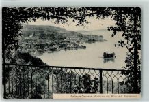 Richterswil 1903 Bellevue-Terrasse Wollerau mit Blick auf Richterswil
