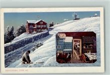 Hörnli ZH Hörnli-Kulm Winter Skifahrer