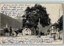 Moutier 1909 Coin du Moulin et Rue Industrielle