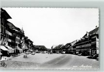 Aarberg Von der Holzbrücke aus gesehen