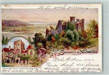 La Neuveville 1902 Ruine sign Kunz August