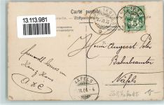Zollikon 1906 Wohnhaus Privat-Foto Ort lt. Stempel