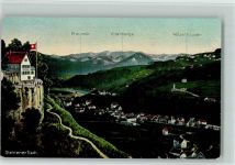 9425 Thal - 1911 Steinerner Tisch mit Rheineck Vorarlberge Walzenhausen Hüttenstempel