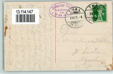 9425 Thal - 1911 Steinerner Tisch mit Rheineck Vorarlberge Walzenhausen Hüttenstempel