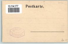 7320 Sargans Künstlerkarte Schloss sign. Probst