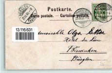 3000 Bern Berne - 1900 Schweizerischer Bundesrat Brenner Zemp Müller Bundesräthspräsident Hauser Comtesse Deucher Ruchet Bundespalast