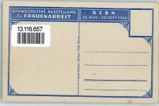 Bern 1928 Schweizerische Ausstellung für Frauenarbeit Chalet des Schweiz. N.F.J.M. mit Berner-Oberland- und Baselbieter-Haus