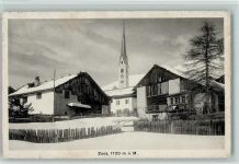 Zuoz Winter Kirche