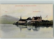 8640 Hurden Gebrauchsspuren 1908 Zürichsee Etzel Gasthaus zum Adler