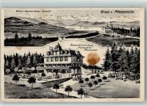 Pfannenstiel 1911 Gasthaus Kurhaus Hochwacht