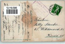 Hütten 1914 von der Schanz