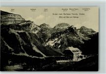 9472 Grabs Gebrauchsspuren Kurhaus Voralp Blick auf See und Gebirge