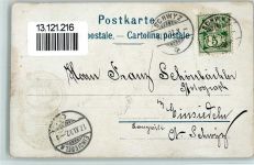 1902 Gebrauchsspuren Prägedruck - Vaterland nur Dir - Turner mit Siegeskranz AK