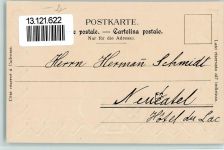 8000 Zürich Lithographie / Prägedruck Landesmuseum Wappen