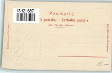 Zürich Sonnenquai Gämse Edelweiss sign F. Zuber Scan verzogen Karte ohne Mängel