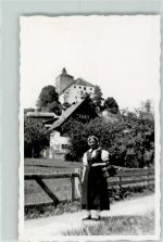 9470 Werdenberg - Frau in Tracht