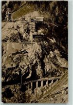 8854 Siebnen 1923 - Kraftwerk Wäggithal Betonieranlage für die Staumauer im Schräh