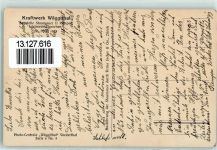 8854 Siebnen - Kraftwerk Wäggithal Baustelle Staumauer II Rempen taleinwärts gesehen Serie 8 Nr. 9