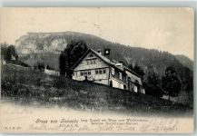 Weissbad 1904 Ruhesitz Ort lt. Stempel