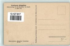 8854 Siebnen 1923 - Kraftwerk Wäggithal Betonieranlage für die Staumauer im Schräh