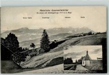 St Anton Oberegg Malerische Appenzllerbilder St. Anton mit Säntisgebirge