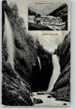 Urnäsch Alpenkurhaus Kräzerli Wasserfall Hüttenstempel