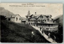 Urnäsch 1912 Alpen Kurhaus Berggasthaus Kräzerli am Säntis Hüttenstempel