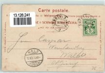 Schwellbrunn 1904 Bad und Pension Hirschen Waldparkpartie zum Bad Hirschen