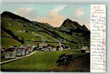 9656 Alt St. Johann - Alt St. Johann gegen den Säntis