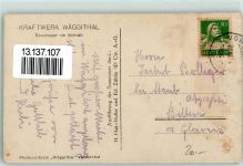 8854 Siebnen Gebrauchsspuren Kraftwerk Wäggithal Staumauer im Schräh