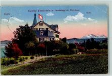 8835 Feusisberg Gebrauchsspuren Kurhotel Schönfels mit Bachtel und Säntis