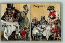 Proporz-Postkarte Wahl