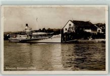 Erlenbach ZH Restaurant Schönau Schiff Stadt Rapperswil