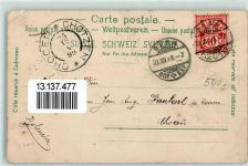 Bern 1899 Mondschein Humor