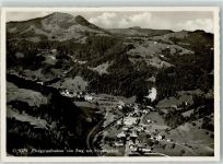 8496 Steg im Tösstal - Fliegeraufnahme mit Hörnligebiet