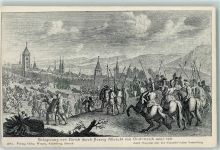 8000 Zürich Künstlerkarte Belagerung von Zürich durch Herzog Albrecht von Österreich anno 1351