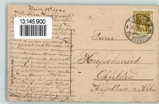 8000 Zürich 1903 Künstlerkarte Rathausquai Bläsergruppe Winter