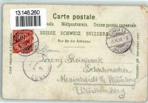 8000 Zürich 1898 Gebrauchsspuren Nachtwandlerin Verlag Künzli 5009