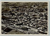 2800 Delémont Delsberg - Fliegeraufnahme Bahnhof