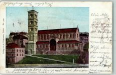 8000 Zürich AK mit Goldfenster Liebfrauenkirche