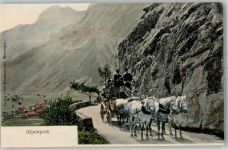 1903 Alpenpost Fünfspänner