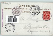 Rigi Kulm 1897 Lithographie Schnurtobelbrücke