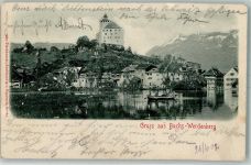 9470 Werdenberg 1902 Relief AK