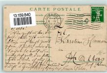 1916 Prägedruck Away to the Alps Kühe AK